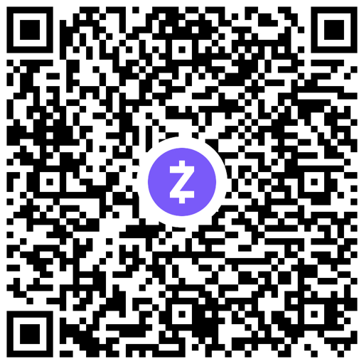 QR code for the shielded ZEC address